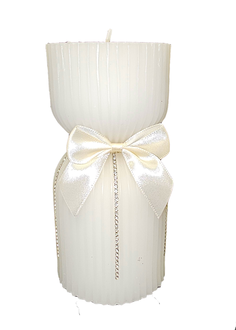 White Wedding Candle